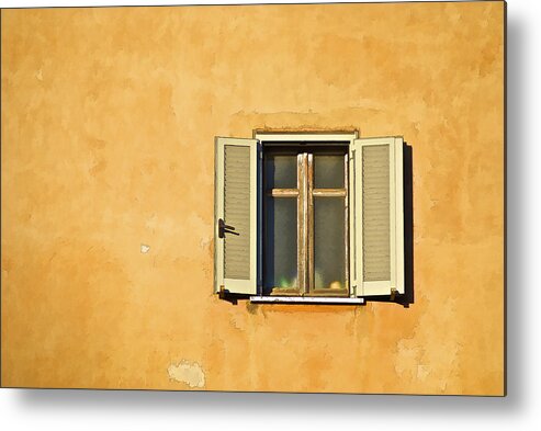 Window Metal Print featuring the photograph Window of Rome by David Letts