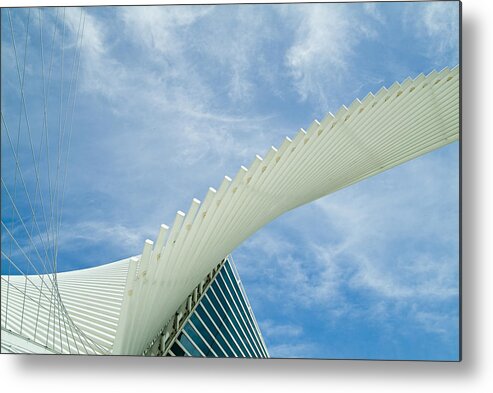 Milwaukee Art Museum Metal Print featuring the photograph Wings by Devinder Sangha