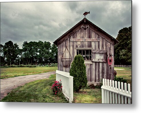 Workshop Metal Print featuring the photograph Wodden Workshop by Roni Chastain