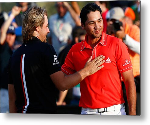 Victor Dubuisson Metal Print featuring the photograph World Golf Championships-Accenture Match Play Championship - Final Round by Sam Greenwood
