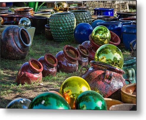 Fredericksburg Metal Print featuring the photograph Yard Bling by Tim Stanley