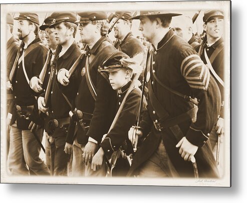 Civil War Metal Print featuring the photograph Young Soldier by Judi Quelland