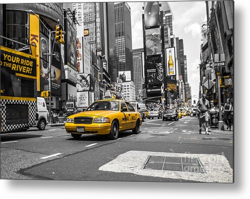 Nyc Metal Print featuring the photograph Your Ride - ck by Hannes Cmarits