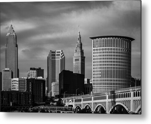 Cleveland Metal Print featuring the photograph A View Of Cleveland #1 by Dale Kincaid