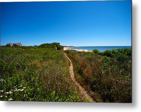 Beach Metal Print featuring the photograph Beach Trail #1 by Mike Horvath