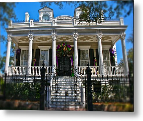 New Orleans Metal Print featuring the photograph Mardi Gras House #1 by Jim Albritton
