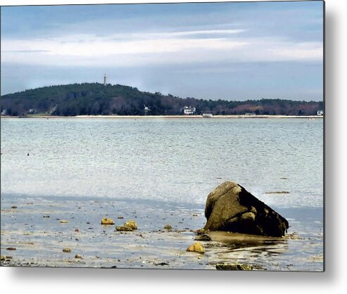 Ocean Metal Print featuring the photograph Pastel Coastal Scenery by Janice Drew