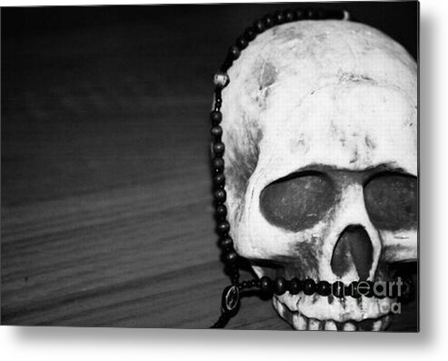  Metal Print featuring the photograph Skull 1 #1 by Samantha Lusby