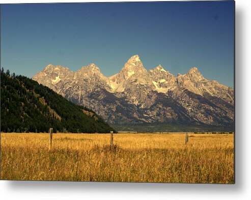 Grand Teton National Park Metal Print featuring the photograph Tetons 3 #1 by Marty Koch