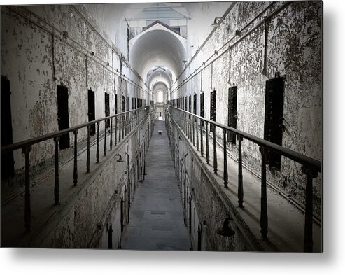 Gate Metal Print featuring the photograph The Walk #1 by Richard Reeve