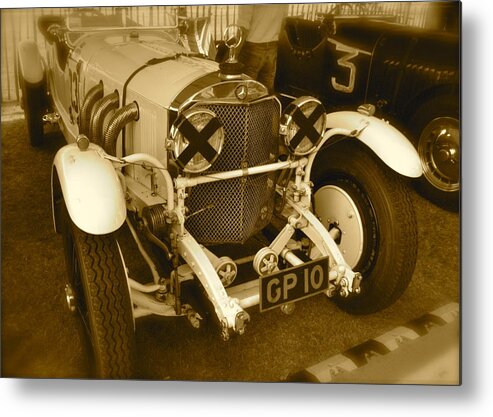 Classic Racing Cars Metal Print featuring the photograph 1930 Mercedes Benz 710 SS Rennsport by John Colley