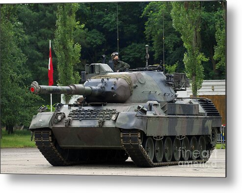 Adults Only Metal Print featuring the photograph The Leopard 1a5 Mbt Of The Belgian Army #4 by Luc De Jaeger