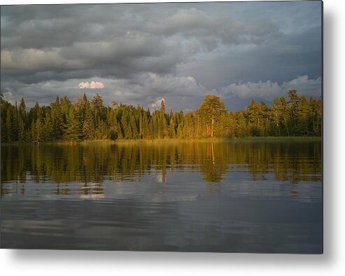 Atmospheric Metal Print featuring the photograph Lake Of The Woods, Ontario, Canada #7 by Keith Levit