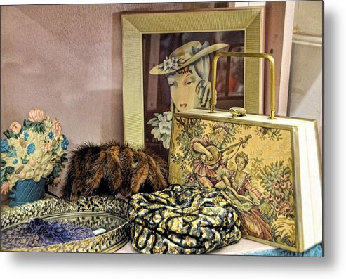 Still Life Metal Print featuring the photograph A Little Romance II by Jan Amiss Photography