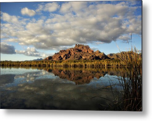 Red Mountain Metal Print featuring the photograph A Morning at Red Mountain by Saija Lehtonen