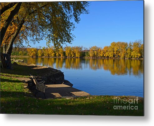 Color Photography Metal Print featuring the photograph A Place To Reflect by Sue Stefanowicz