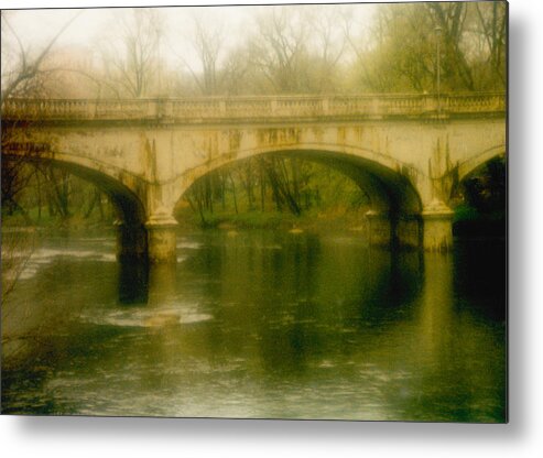 Spring Metal Print featuring the photograph A Spring Bridge by Emery Graham