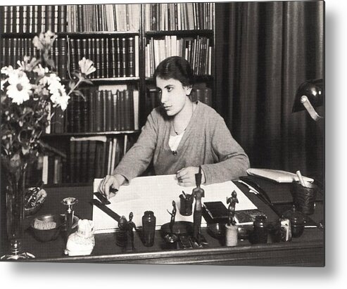 History Metal Print featuring the photograph Anna Freud 1895-1982, Youngest Daughter by Everett