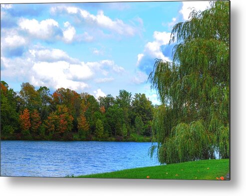  Metal Print featuring the photograph Autumn at Hoyt Lake by Michael Frank Jr