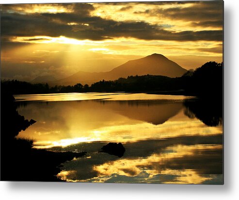 Donegal Metal Print featuring the photograph Autumn Gold - Sheephaven, Donegal by John Soffe