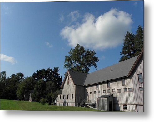 Barn Metal Print featuring the photograph Back in time in Woodstock CT by Kim Galluzzo