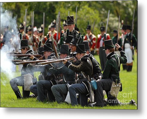 Siege Metal Print featuring the photograph Battle 22 by JT Lewis