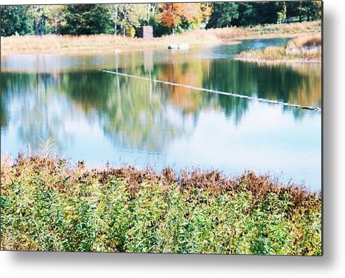 Lake Metal Print featuring the photograph Bright Lake by Samantha Lusby