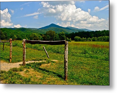 Smoky Mountains Metal Print featuring the photograph Cades Cove SMNP by Frozen in Time Fine Art Photography
