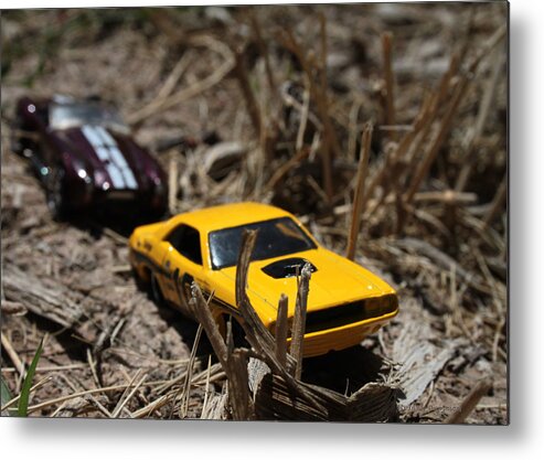 Toy Metal Print featuring the photograph Cars by Kristy Jeppson