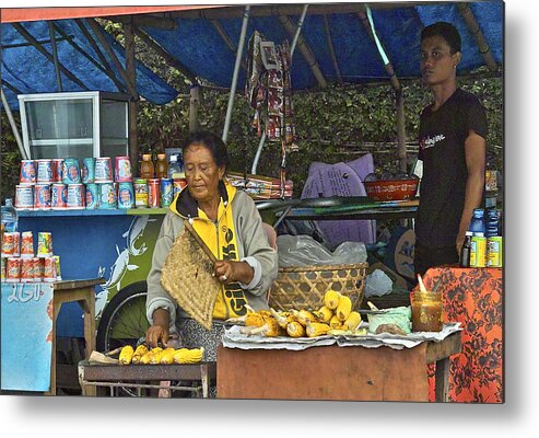 Travel Metal Print featuring the photograph Delicious corn - Bali by Jocelyn Kahawai