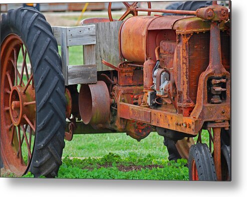 Tractors Metal Print featuring the photograph Fall Rust by Peter McIntosh