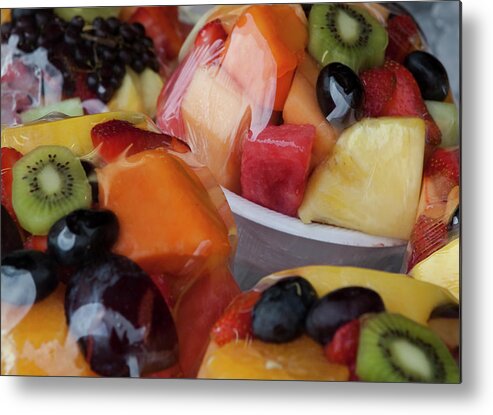 Fruit Cup Metal Print featuring the photograph Fruit Cup by Lorraine Devon Wilke