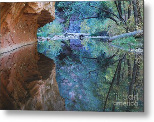 Sedona Metal Print featuring the photograph Fully Reflected by Heather Kirk