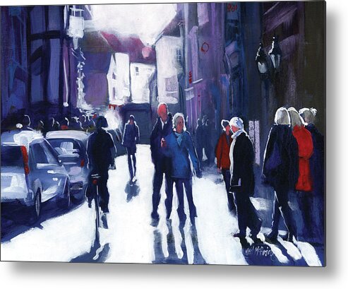 Goodramgate Metal Print featuring the painting Goodramgate Contrajour by Neil McBride