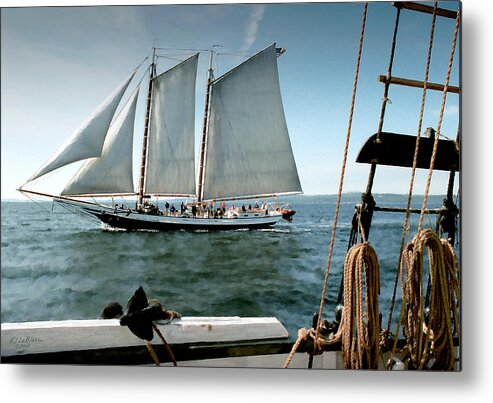 Windjammer Metal Print featuring the photograph Grace Bailey by Fred LeBlanc