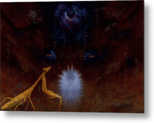 Pearl Metal Print featuring the photograph Guardian Of The Pearl by Steven Richardson