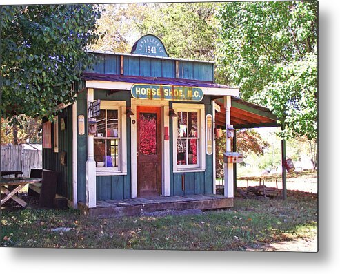 Horse Shoe Metal Print featuring the photograph Horse Shoe Store NC by Duane McCullough
