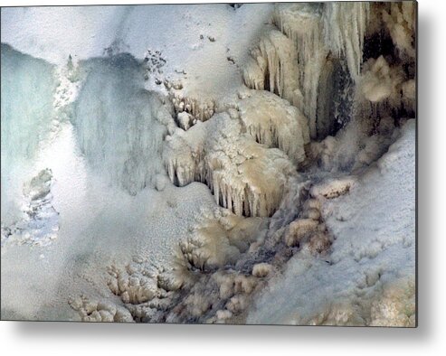 Ice Metal Print featuring the photograph Iceforms by Jon Lord