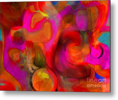 Abstract Art Prints Metal Print featuring the digital art Implications by D Perry