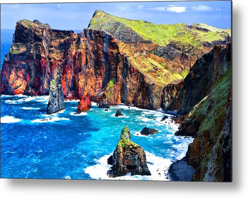 Madera Bay Color Photo Metal Print featuring the photograph Madera Bay by Rick Bragan