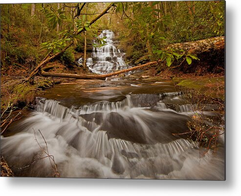 Minnehaha Falls Metal Print featuring the photograph Minnehaha Falls GA by Ulrich Burkhalter