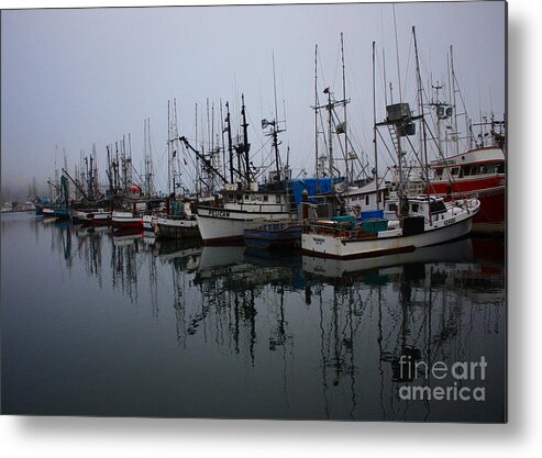 Fog Metal Print featuring the photograph Newport Mist by Kami McKeon