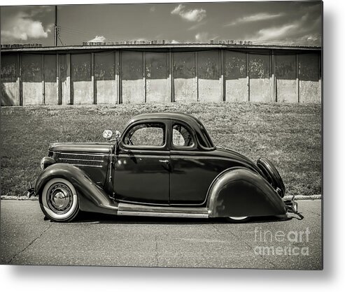 Car Metal Print featuring the photograph Old Time Class by Perry Webster