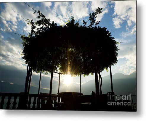 Patio Metal Print featuring the photograph Patio by Mats Silvan