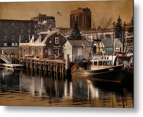 Fishing Boat Metal Print featuring the photograph Pedlar by Robin-Lee Vieira
