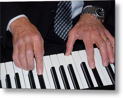 Piano Metal Print featuring the photograph Piano Man by Richard Bryce and Family