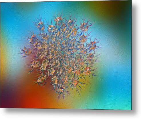 Plant Metal Print featuring the photograph Reticulated Glory by Bill and Linda Tiepelman