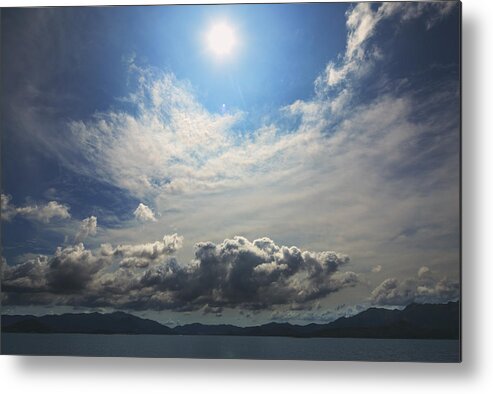 Hong Metal Print featuring the photograph Sunlight and Cloud by Afrison Ma