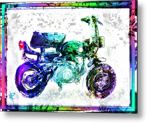 Honda Metal Print featuring the mixed media The Big Z by Russell Pierce