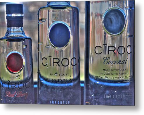  Metal Print featuring the photograph The Finest of Vodka CIROC by Michael Frank Jr